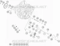 POMPE A HUILE pour KTM 350 XCF-W de 2020