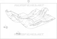 PROTECTION MOTEUR pour KTM 350 XCF-W de 2020