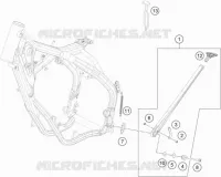 BEQUILLE LATERALE / CENTRALE pour KTM 250 XC TPI de 2020