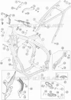 CADRE pour KTM 250 XC TPI de 2020