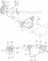 CARTER EMBRAYAGE pour KTM 250 XC TPI de 2020