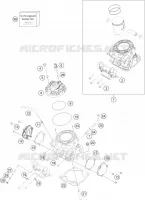 CYLINDRE / CULASSE pour KTM 250 XC TPI de 2020