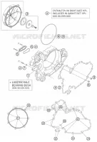CARTER EMBRAYAGE pour KTM 990 SUPER DUKE BLACK de 2009