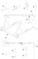 OUTILLAGE SPECIFIQUE pour KTM 990 SUPER DUKE BLACK de 2009