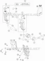 CIRCUIT DE REFROIDISSEMENT pour KTM FREERIDE E-XC de 2019