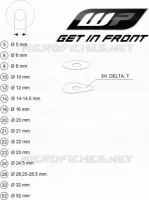 WP SHIMS FOR SETTING pour KTM FREERIDE E-XC de 2019