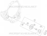 ARBRE D'EQUILIBRAGE pour KTM FREERIDE 250 F de 2019