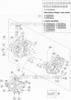 CARTER MOTEUR pour KTM FREERIDE 250 F de 2019