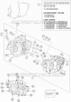CARTER MOTEUR pour KTM 450 RALLY FACTORY REPLICA de 2019