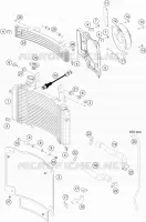 CIRCUIT DE REFROIDISSEMENT pour KTM 450 RALLY FACTORY REPLICA de 2019