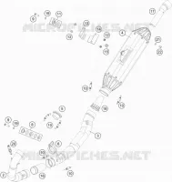 ECHAPPEMENT pour KTM 450 RALLY FACTORY REPLICA de 2019