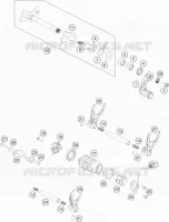 MECANISME DE SELECTION DE VITESSES pour KTM 450 RALLY FACTORY REPLICA de 2019