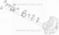 POMPE A EAU pour KTM 450 RALLY FACTORY REPLICA de 2019