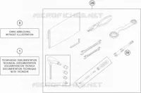 TROUSSE A OUTILS / MANUELS / OPTIONS pour KTM 450 RALLY FACTORY REPLICA de 2019
