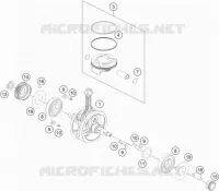 VILEBREQUIN / PISTON pour KTM 450 RALLY FACTORY REPLICA de 2019