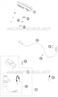 CONTACTEUR A CLE pour KTM 990 SUPER DUKE WHITE de 2009