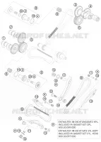 DISTRIBUTION pour KTM 990 SUPER DUKE WHITE de 2009