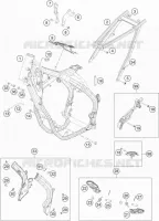 CADRE pour KTM 250 EXC-F CKD de 2019