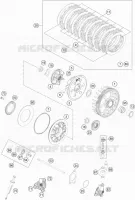 EMBRAYAGE pour KTM 250 EXC-F CKD de 2019