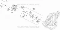 POMPE A EAU pour KTM 250 EXC-F CKD de 2019