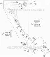 POMPE A ESSENCE pour KTM 250 EXC-F CKD de 2019
