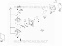 BOITE A CLAPETS pour KTM 150 EXC TPI de 2020
