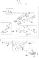 BRAS OSCILLANT  pour KTM 150 EXC TPI de 2020