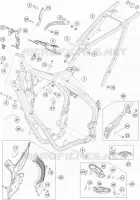CADRE pour KTM 150 EXC TPI de 2020