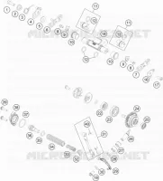 VALVE D'ECHAPPEMENT pour KTM 150 EXC TPI de 2020