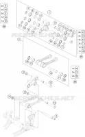 BIELLETTE D'AMORTISSEUR PRO LEVER pour KTM 450 SX-F FACTORY EDITION de 2019