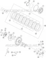EMBRAYAGE pour KTM 450 SX-F FACTORY EDITION de 2019