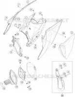 FILTRE A AIR pour KTM 450 SX-F FACTORY EDITION de 2019