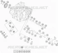 POMPE A HUILE pour KTM 450 SX-F FACTORY EDITION de 2019