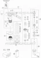 AMORTISSEUR (PIECES) pour KTM 450 SX-F de 2020