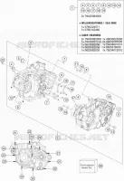 CARTER MOTEUR pour KTM 450 SX-F de 2020