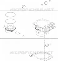 CYLINDRE pour KTM 450 SX-F de 2020