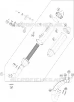 ECHAPPEMENT pour KTM 450 SX-F de 2020