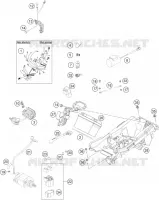 FAISCEAU ELECTRIQUE pour KTM 450 SX-F de 2020