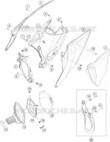 FILTRE A AIR pour KTM 450 SX-F de 2020