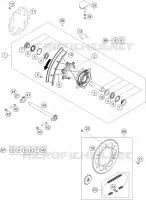 ROUE ARRIERE pour KTM 450 SX-F de 2020