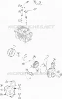 ALLUMAGE pour KTM 890 DUKE BLACK de 2021
