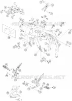 CADRE pour KTM 890 DUKE BLACK de 2021