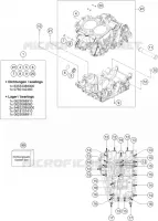 CARTER MOTEUR pour KTM 890 DUKE BLACK de 2021