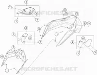 COUVERCLE pour KTM 890 DUKE BLACK de 2021