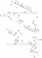 MECANISME DE SELECTION DE VITESSES pour KTM 890 DUKE BLACK de 2021