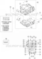 CARTER MOTEUR pour KTM 890 DUKE BLACK de 2021