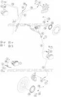 SYSTEME DE FREIN ABS pour KTM 390 DUKE WHITE de 2021