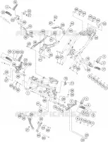 CADRE pour KTM 390 DUKE SILVER - CKD de 2021