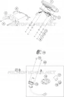 CONTACTEUR A CLE pour KTM 390 DUKE SILVER - CKD de 2021