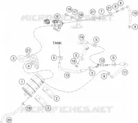 EVAPORATIVE CANISTER pour KTM 390 DUKE SILVER - CKD de 2021